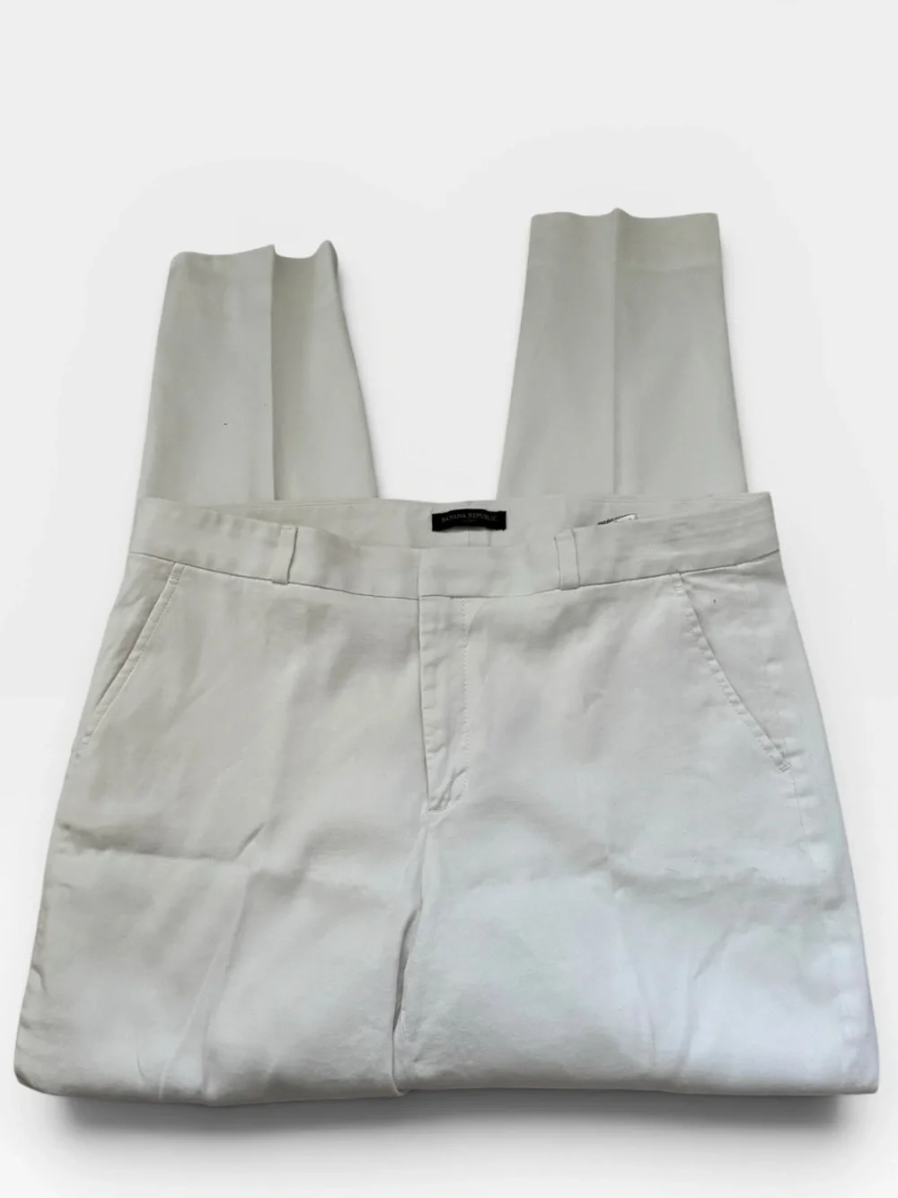 Banana Republic Avery linen cotton blend white pants‎ Sz 14